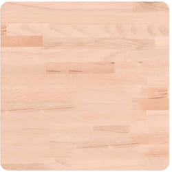 Dessus de table 40x40x4 cm carré bois massif de hêtre Vidaxl
