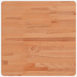 Dessus de table 50x50x2,5 cm carré bois massif de hêtre Vidaxl