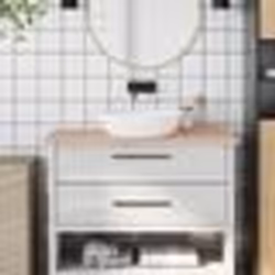 vidaXL Comptoir de salle de bain 100x50x1,5 cm bois massif de hêtre