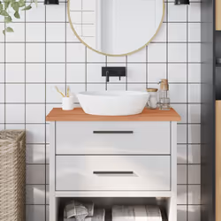 Vous envisagez de rénover vos comptoirs chez vous ? Ce comptoir de salle de bain en bois est un choix parfait ! Construction  ...