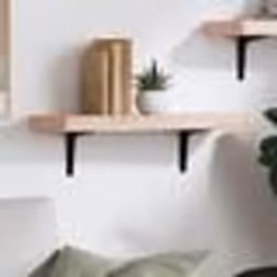 vidaXL Étagère murale 60x20x4 cm bois massif de hêtre