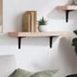 vidaXL Étagère murale 60x20x4 cm bois massif de hêtre
