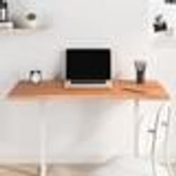 vidaXL Dessus de bureau 110x(50-55)x2,5 cm bois massif de hêtre