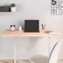 vidaXL Dessus de bureau 110x55x2,5 cm bois massif de hêtre