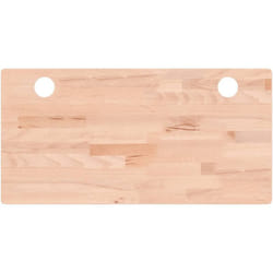 Vidaxl - Dessus de bureau 80x40x4 cm bois massif de hêtre
