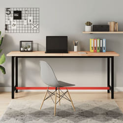Vidaxl - Dessus de bureau 180x55x2,5 cm bois massif de hêtre