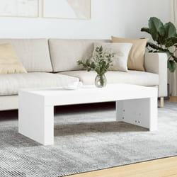 Vidaxl - Table basse blanc 102x50x36 cm bois d'ingénierie