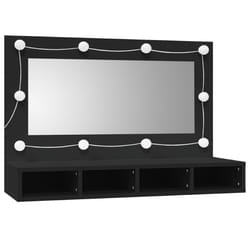 VidaXL 833488 miroir de salle de bain et armoire de rangement pour évier