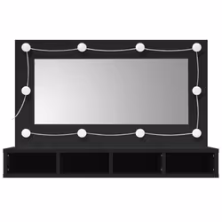 VidaXL 833488 miroir de salle de bain et armoire de rangement pour évier - Vue supplémentaire 4