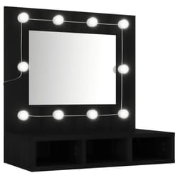 VidaXL 833520 miroir de salle de bain et armoire de rangement pour évier