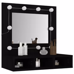 VidaXL 833520 miroir de salle de bain et armoire de rangement pour évier - Vue supplémentaire 5