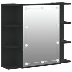 VidaXL 833536 miroir de salle de bain et armoire de rangement pour évier