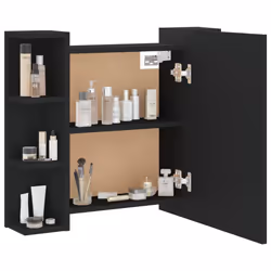 VidaXL 833536 miroir de salle de bain et armoire de rangement pour évier - Vue supplémentaire 5