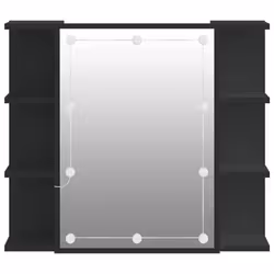 VidaXL 833536 miroir de salle de bain et armoire de rangement pour évier - Vue supplémentaire 6