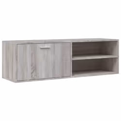 VidaXL 833549, Gris, Bois, Bois, 1200 mm, 340 mm, 370 mm