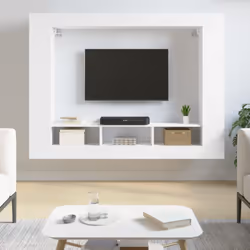 Avec un design à la fois tendance et pratique, ce meuble TV robuste deviendra un point central de votre pièce. Matériau durab ...