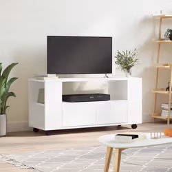 Avec un design à la fois tendance et pratique, ce meuble TV robuste deviendra certainement un point central de votre pièce. M ...