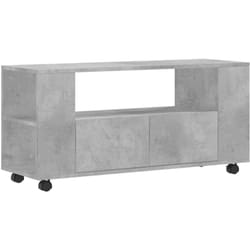 Vidaxl - Meuble tv gris béton 102x34,5x43 cm bois d'ingénierie