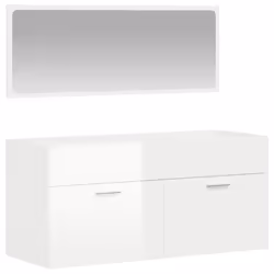 VidaXL 833888, Blanc, Bois, 1000 mm, 385 mm, 460 mm, 100 cm