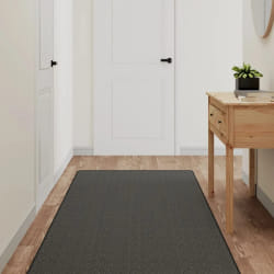 VidaXL Sisal Anthracite - Tapis de Couloir 80x200 cm