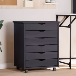 Cette armoire roulante avec tiroirs vous aide à mieux travailler en gardant les choses organisées et à portée de main. Roues  ...