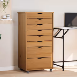 Cette armoire roulante avec tiroirs vous aide à mieux travailler en gardant les choses organisées et à portée de main. Roues  ...