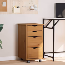 Cette armoire roulante avec tiroirs vous aide à mieux travailler en gardant les choses organisées et à portée de main. Roues  ...