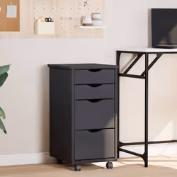 Cette armoire roulante avec tiroirs vous aide à mieux travailler en gardant les choses organisées et à portée de main. Roues  ...
