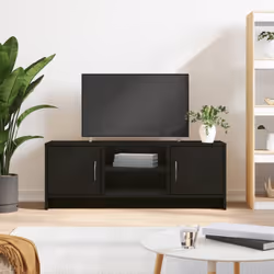Description générale Avec un design élégant et pratique, ce meuble TV devient un point de mire de votre pièce. Son matériau d ...