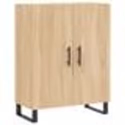 vidaXL Buffet haut Chêne sonoma 69,5x34x180 cm Bois d'ingénierie