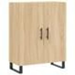 vidaXL Buffet haut Chêne sonoma 69,5x34x180 cm Bois d'ingénierie