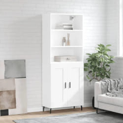 vidaXL Buffet haut blanc
