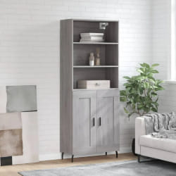 vidaXL Buffet haut sonoma gris