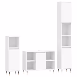 VidaXL 3190291, Blanc, Bois, 800 mm, 330 mm, 600 mm, 3 pièce(s)