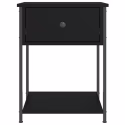 VidaXL 825844 Table de nuit et table de chevet Noir - Vue supplémentaire 7