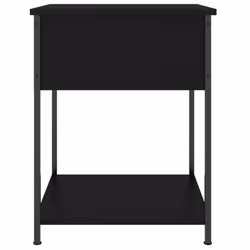 VidaXL 825844 Table de nuit et table de chevet Noir - Vue supplémentaire 8