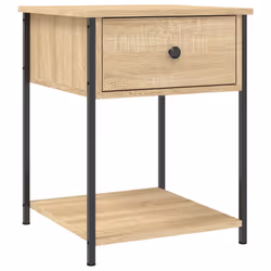 VidaXL 825846 Table de nuit et table de chevet Chêne