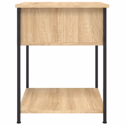 VidaXL 825846 Table de nuit et table de chevet Chêne - Vue supplémentaire 8