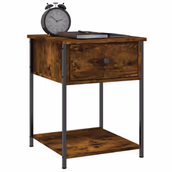 VidaXL 825847 Table de nuit et table de chevet Chêne