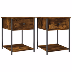 VidaXL 825848, Chêne, Fer, Bois, 440 mm, 450 mm, 580 mm, 2 pièce(s)