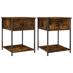 VidaXL 825848 Table de nuit et table de chevet Chêne