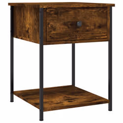 VidaXL 825848 Table de nuit et table de chevet Chêne