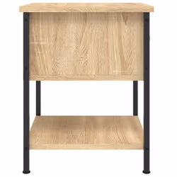VidaXL 825856 Table de nuit et table de chevet Chêne - Vue supplémentaire 8