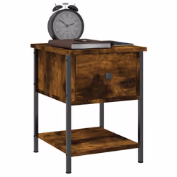 VidaXL 825857 Table de nuit et table de chevet Chêne
