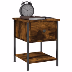 VidaXL 825858 Table de nuit et table de chevet Chêne