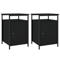 VidaXL 825864 Table de nuit et table de chevet Noir