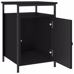 VidaXL 825864 Table de nuit et table de chevet Noir - Vue supplémentaire 6