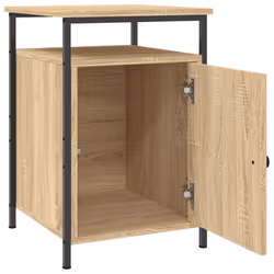 VidaXL 825866 Table de nuit et table de chevet Chêne - Vue supplémentaire 6