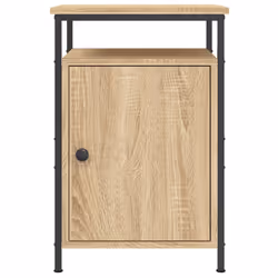 VidaXL 825866 Table de nuit et table de chevet Chêne - Vue supplémentaire 7