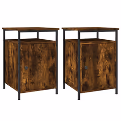 VidaXL 825868, Chêne, Fer, Bois, 400 mm, 420 mm, 600 mm, 2 pièce(s)